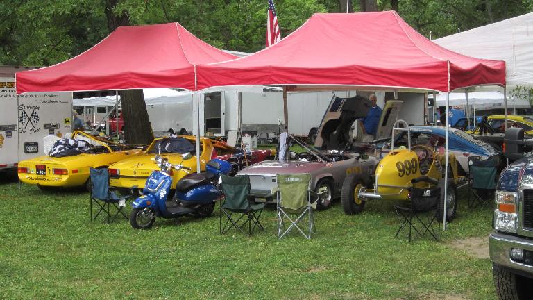 Cars at the Pittsburgh Vintage Grand Prix.