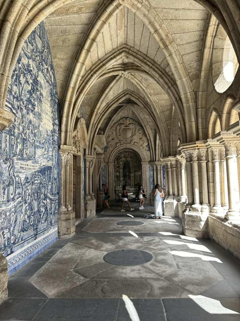 A mural at the Cathedral of Porto.