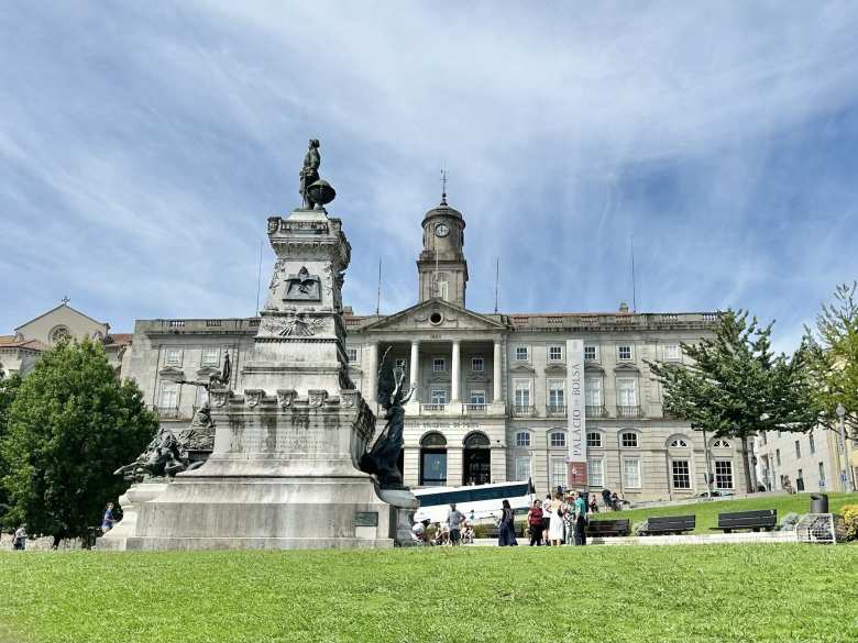 The Palácio da Bolssa in Porto.