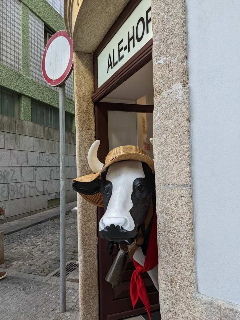 An Ale-Hop cow.