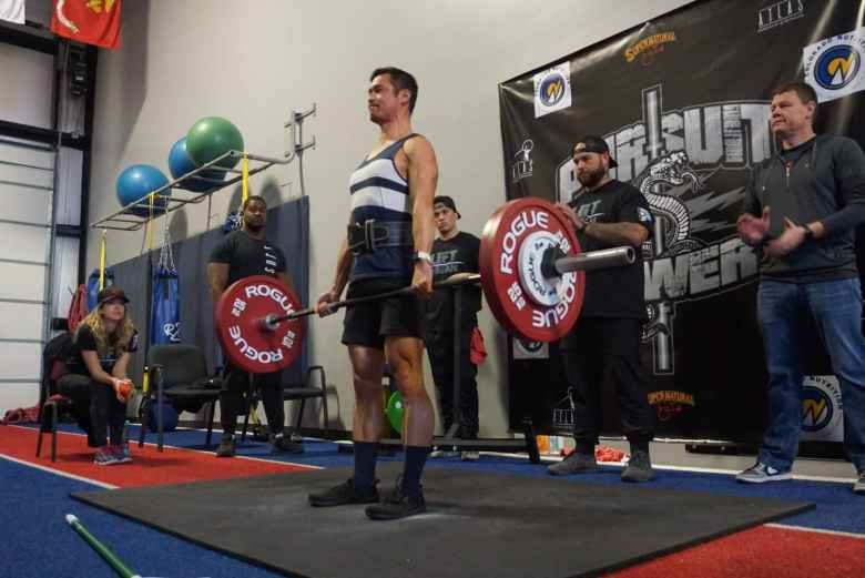 Felix Wong on his first deadlift attempt during Pursuit Power 2020.