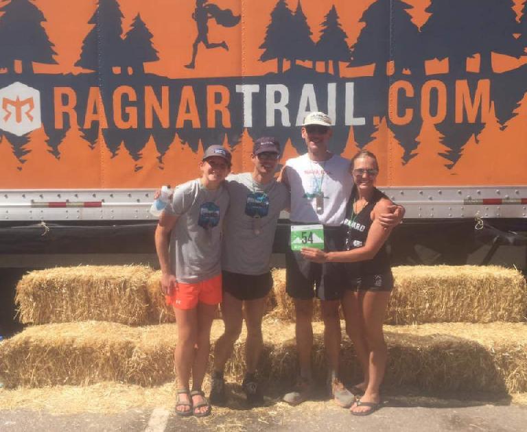 Team Donner Party at the 2017 Ragnar Snowmass Trail Relay.