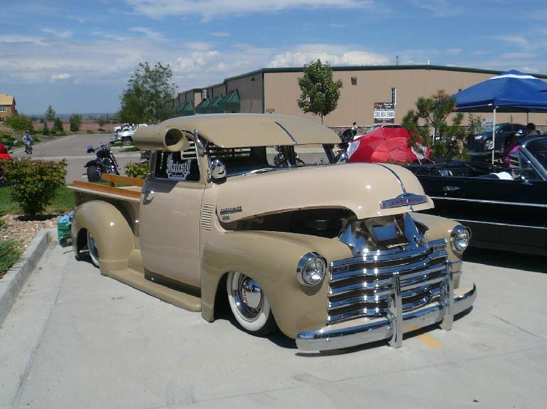 A Chevy pickup.