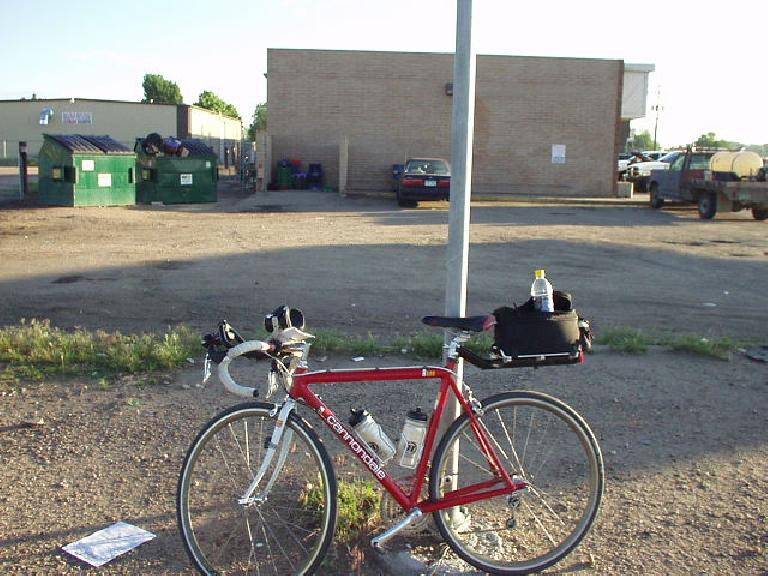 [Mile 37, 6:33 a.m.] Only 37 miles had gone by and already I had to resort to a Pepsi due to having a hard time staying awake.