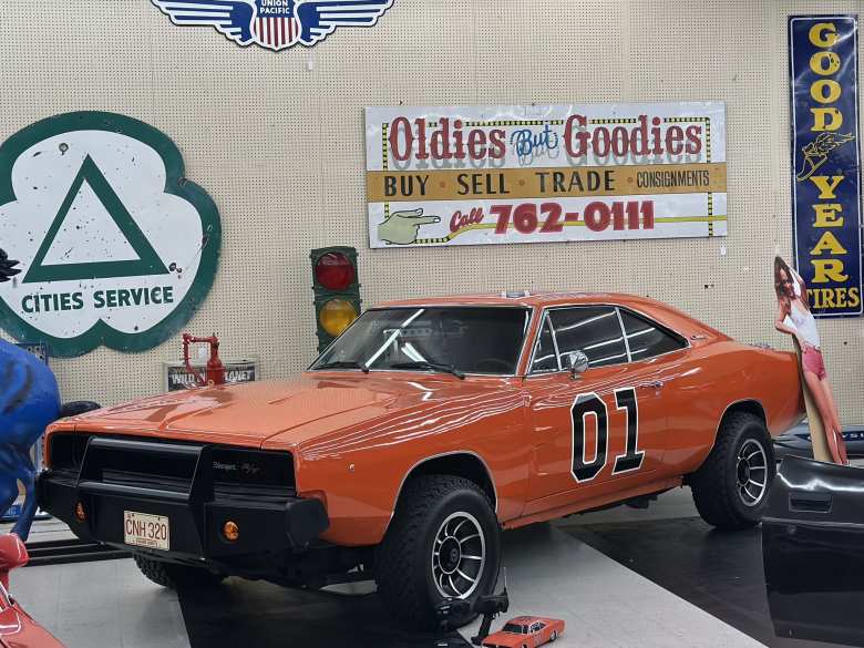 A 1968/69 Dodge Charger that was lifted and used in Season 2, Episode 12 of the Dukes of HazZard. It was signed by seven cast members. A 1968/69 Dodge Charger that was lifted and used in Season 2, Episode 12 of the Dukes of HazZard. It was signed by seven cast members.
