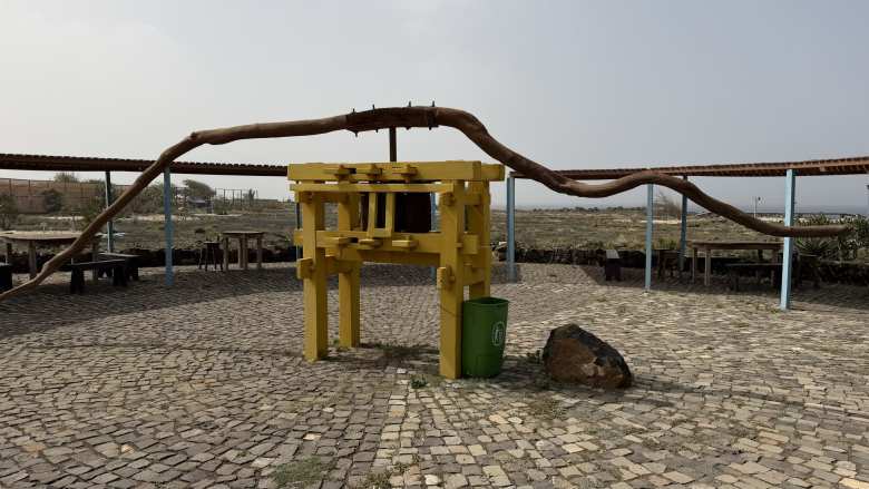Also at Buracona was this trapiche, which was used to extract juice from sugar cane.