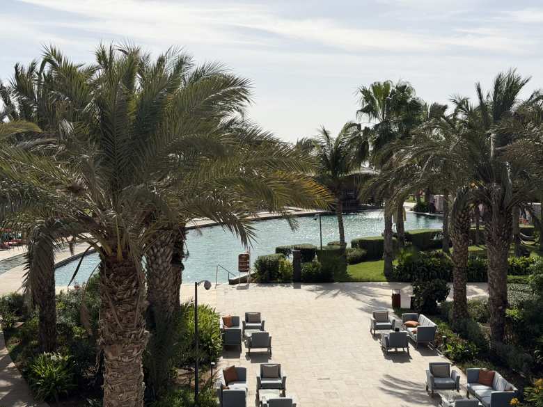 The pool at the Hilton Resort in Sal, Cape Verde.