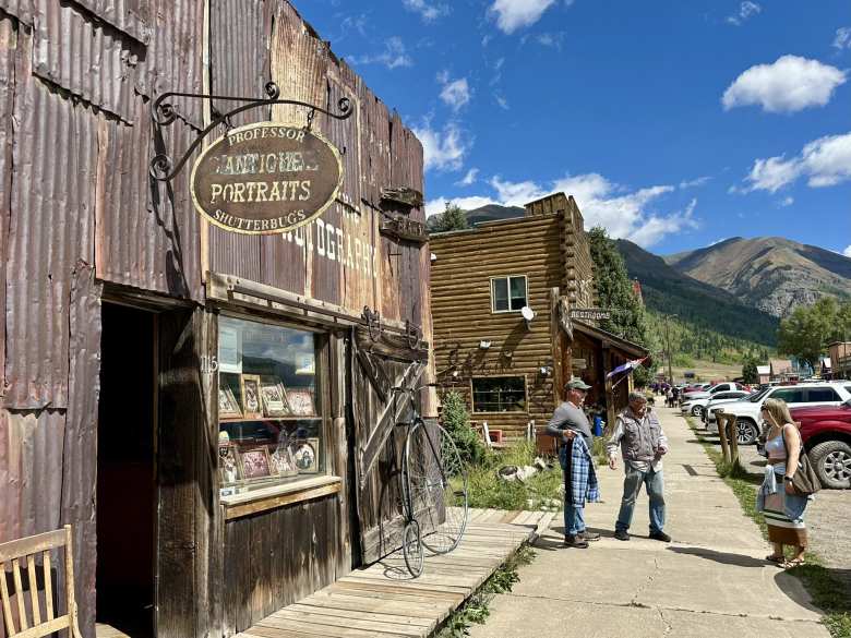 These two guys—both named Jimmy—were eager to talk with Andrea in Silverton.