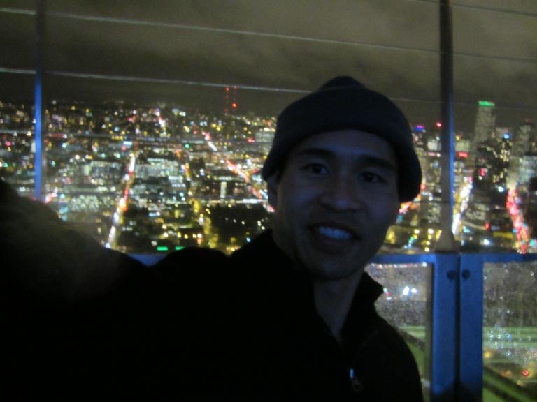 Me, up in the Space Needle.