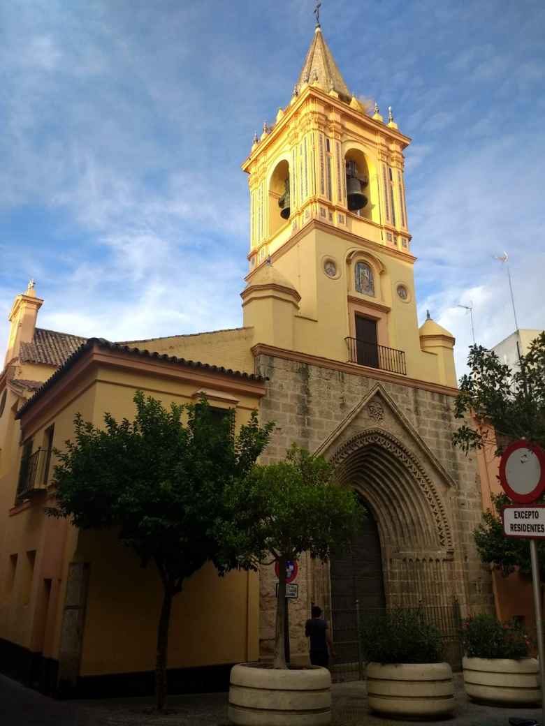 A church near the university in Seville, Spain.