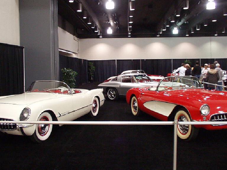 Some of my favorite Corvettes at the show... these from the 1950s.