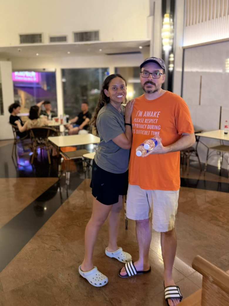 James and Leanne kindly stopped by to say hello shortly after I arrived at the Robertson Quay Hotel.