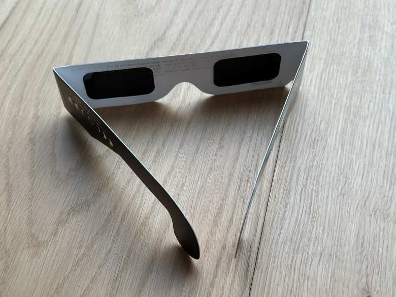 My eclipse viewing glasses.