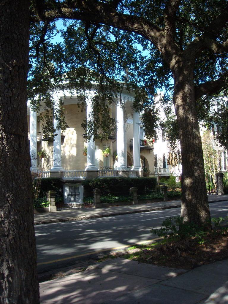 Gotta love Southern architecture.  This is a home just outside of Forsythe Park in Savannah, GA.
