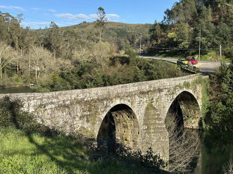 This old bridge was both the start and finish of our hike in Soutomaior.