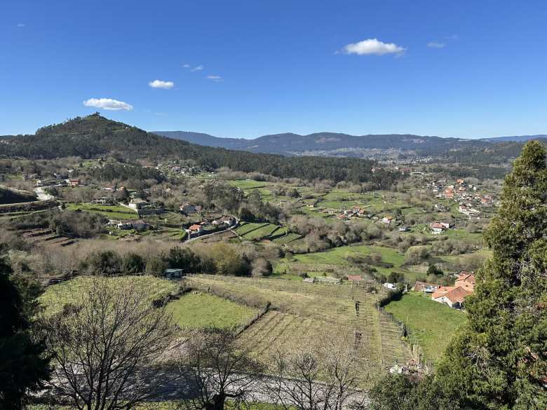 The Castle of Soutomaior had great unobstructed views of the surrounding valley and hills.