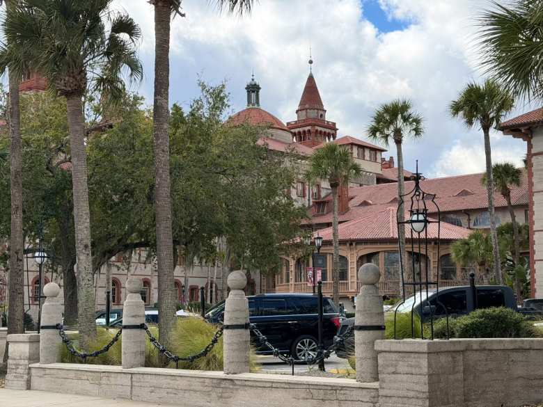 Flagler College featured elaborate Spanish architecture.