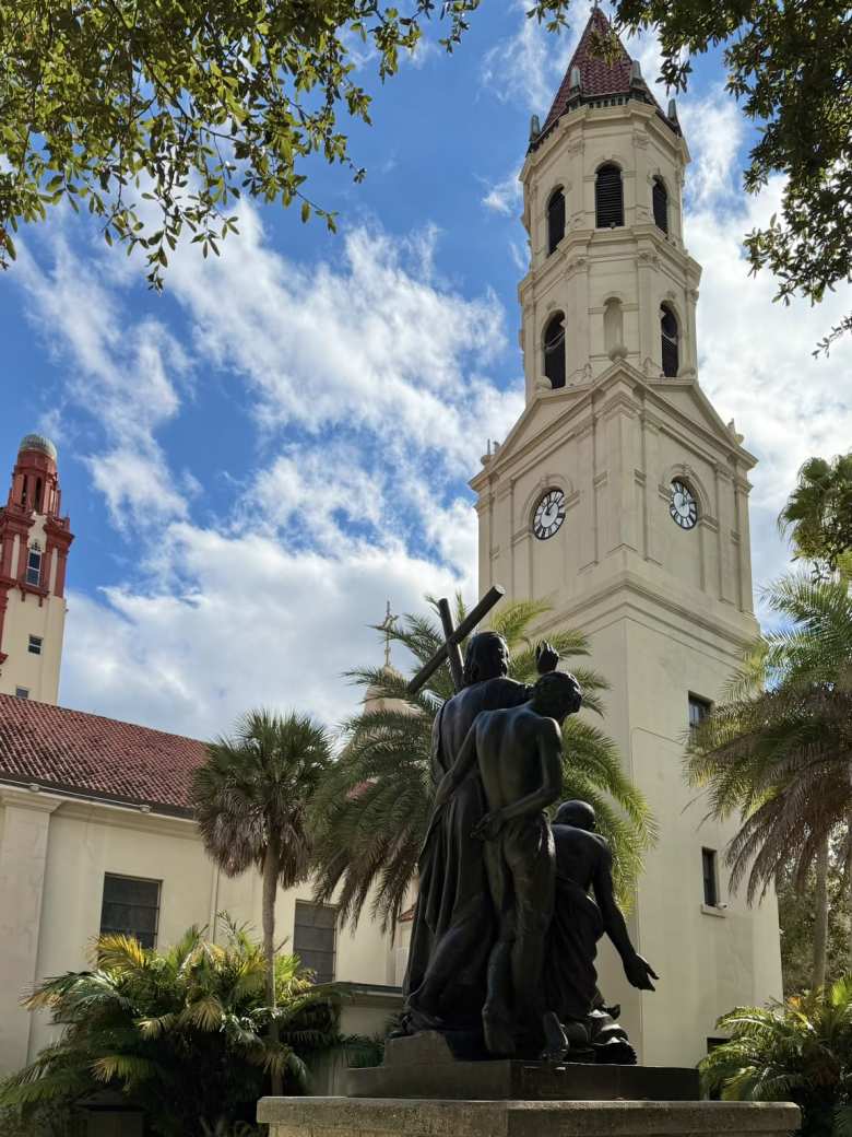 The Cathedral Basilica of Saint Augstine was America's first parish, founded on September 8, 1565.