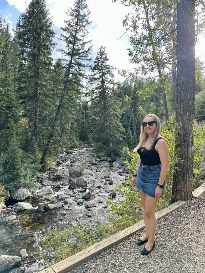 Andrea by Fish Creek.