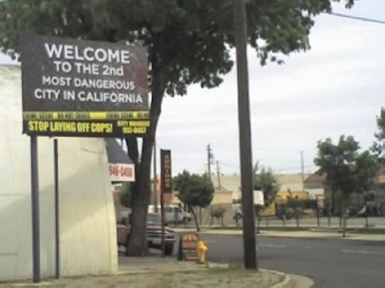 Thumbnail for Related: Welcome Sign in Stockton, CA (2011)
