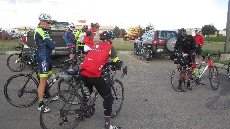 There were about 20 cyclists riding in the September 2016 Stove Prairie 200km Brevet.