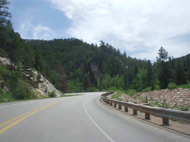 Highway 14A from Deadwood to Sturgis was spectacular!