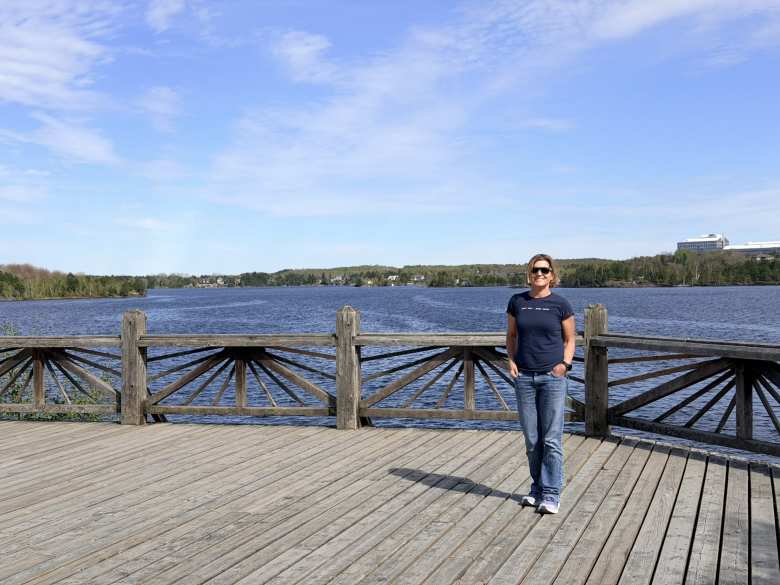 Mel at Ramsey Lake.