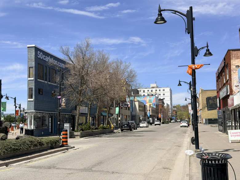 Downtown Sudbury.