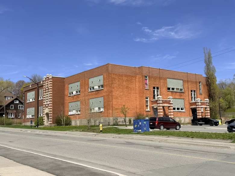 The École Saint-Louis-de-Gonzague across the street from the Sudbury Secondary School is another school Alex Trebec attended. The building was converted into the Indie Cinema but is currently vacant. The École Saint-Louis-de-Gonzague across the street from the Sudbury Secondary School is another school Alex Trebec attended. The building was converted into the Indie Cinema but is currently vacant.