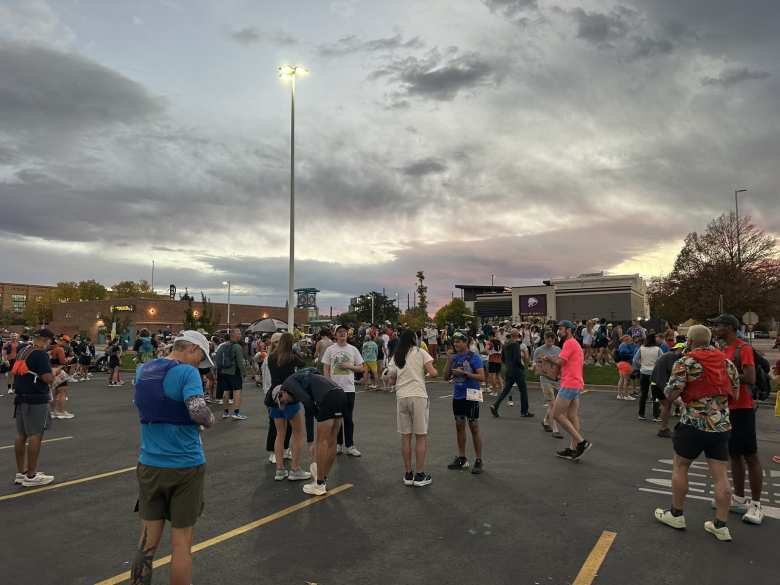 About 700 people showed up at the start of the 8th Annual Taco Bell 50K in Denver.