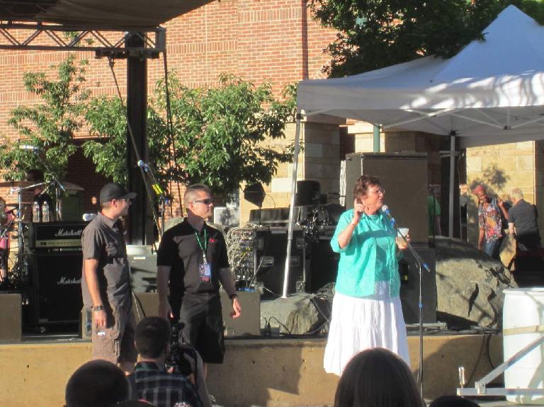 Fort Collins: where even the mayor attends an Everclear rock concert and gives a speech while holding a beer in her hand