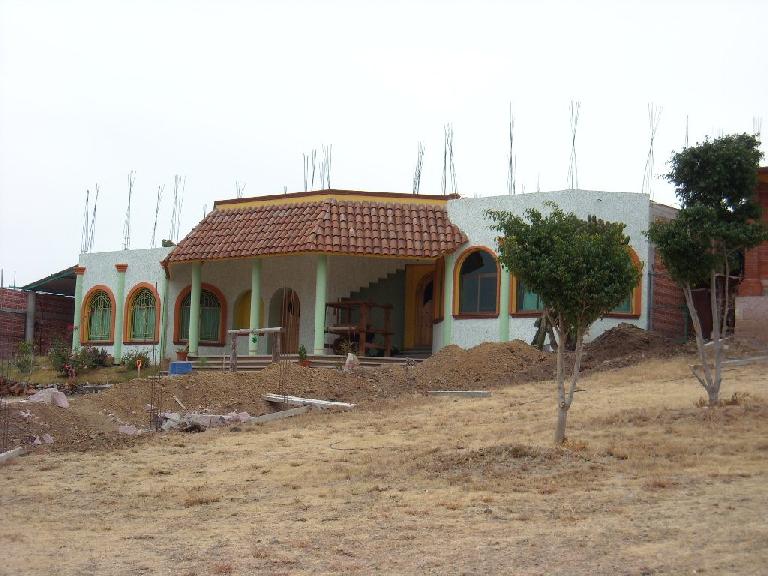 A house on the outskirts of Teotitlan del Valle.