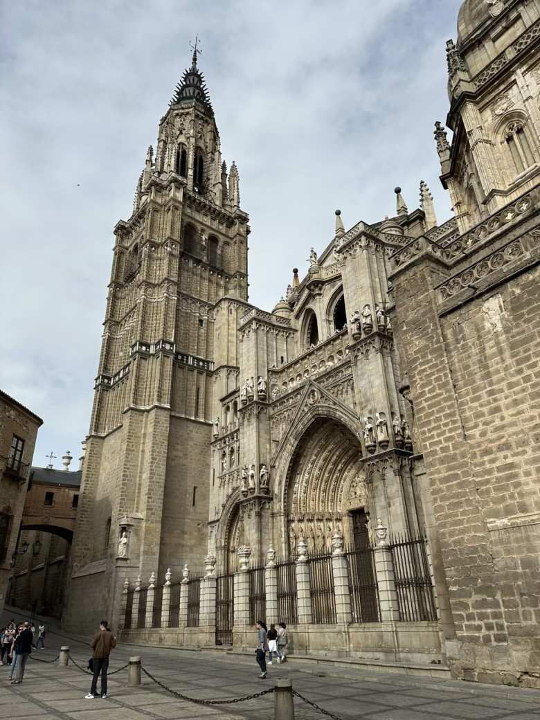 The Toledo Cathedral is a High Gothic cathedral in Spain, one of three built in the 13th century.
