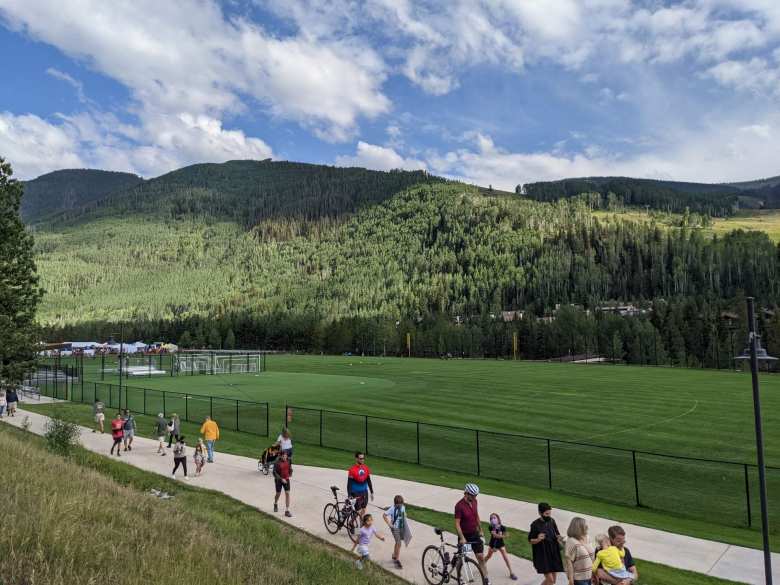 In 2021, the Triple Bypass ride ended in a community park in Vail.