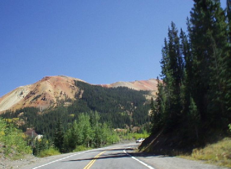 Red rock mountain.