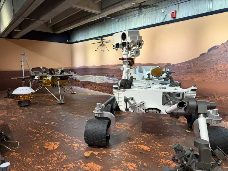 The Ingenuity helicopter and Curiosity rover were sent to Mars on different missions. Curiosity is still roving to study climate, geology and presence of water. 