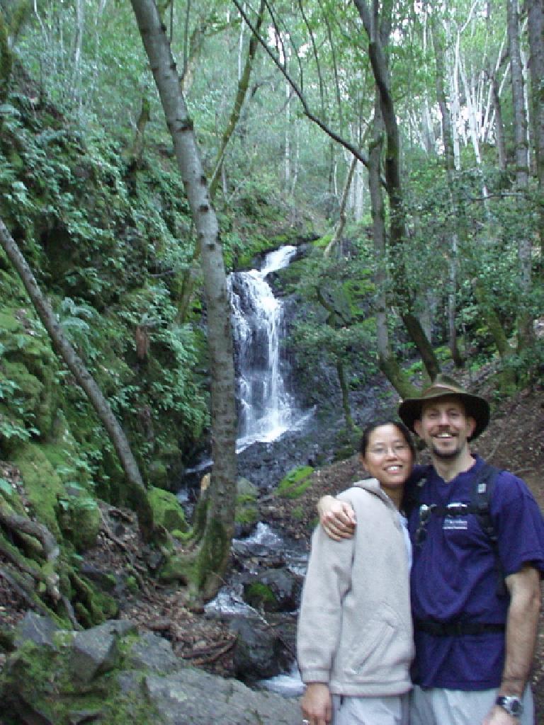 A cute shot of Mr. & Mrs. Adrian & Evelyn in front of the Black Rock Waterfalls. A cute shot of Mr. & Mrs. Adrian & Evelyn in front of the Black Rock Waterfalls.