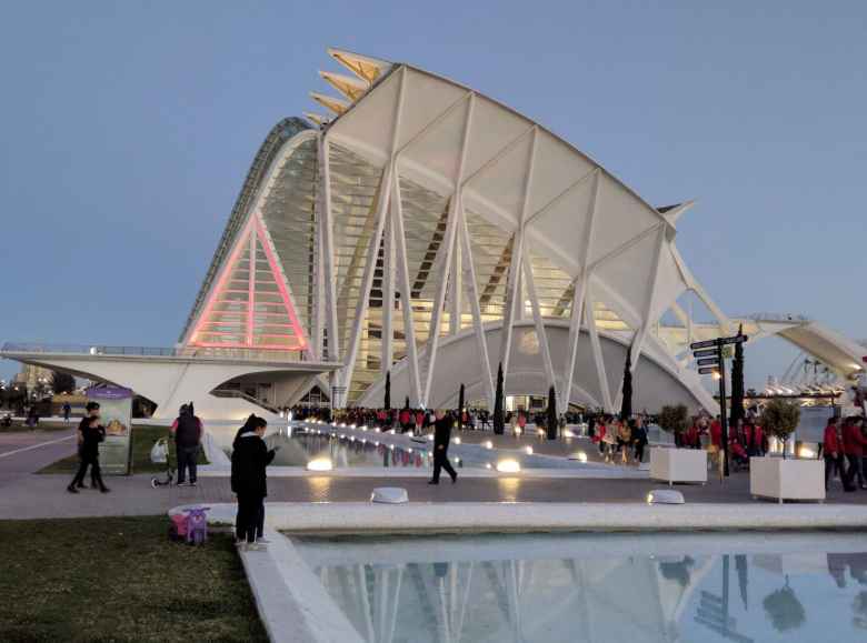 The Valencia Museum of the Sciences.