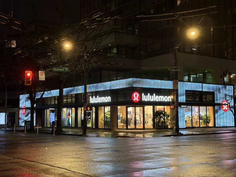 Lululemon is based in Vancouver.