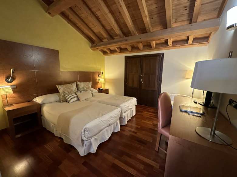 My room at Hotel Puerta de Gredos.
