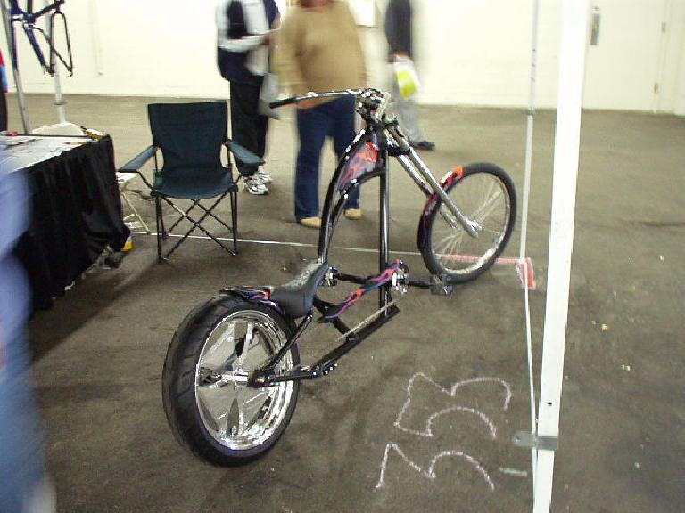 Spiffy fat-tire low-rider...