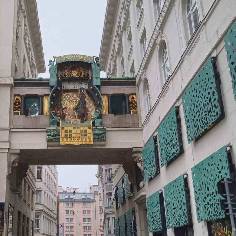 Building at Hoher Markt and Bauernmarkt in Vienna.