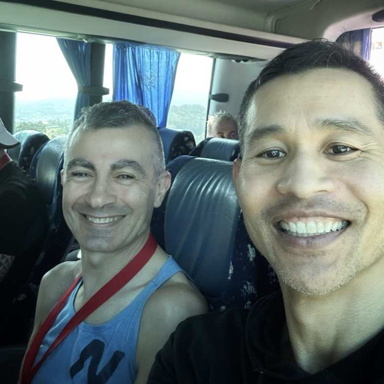 By happy coincidence, I found myself on the same bus as José to return back to Vigo!
