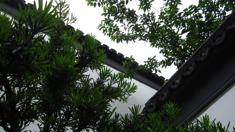 Roof at Xue Family Garden.