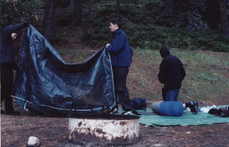 Late to bed, early to rise... camping in Wawona.